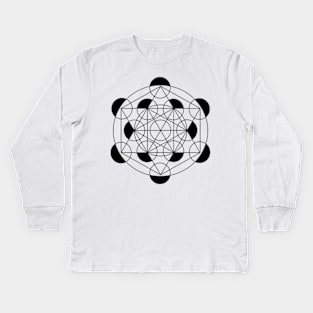 Sacred Geometry Kids Long Sleeve T-Shirt